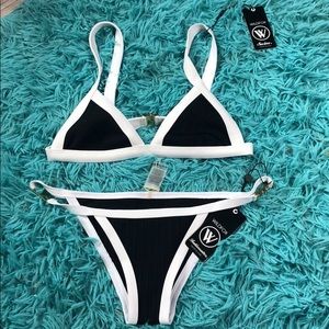 Wildfox Black and White Bikini